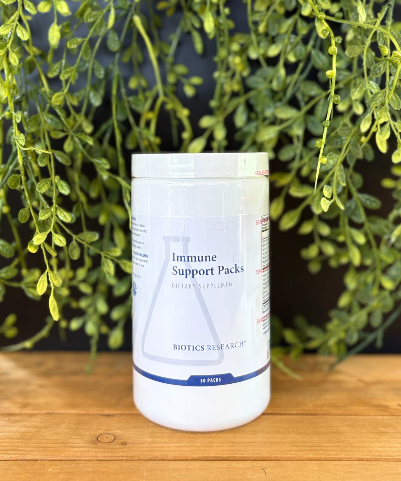 Winter wellness and Biotics Immune Support Packs for daily nutritional support